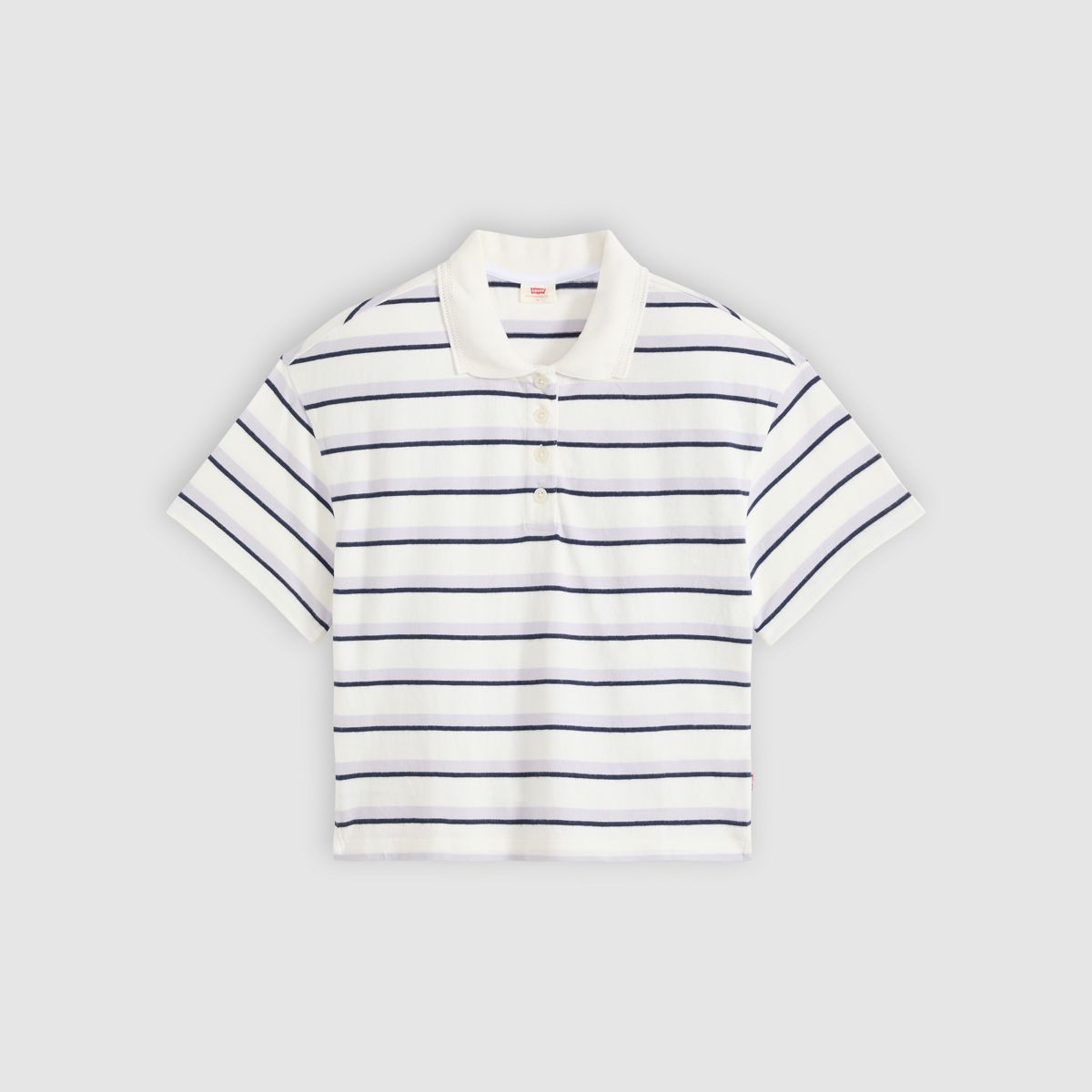 Didion Rugby Polo — Pepper Stripe Lavender Blue - Multi-Color