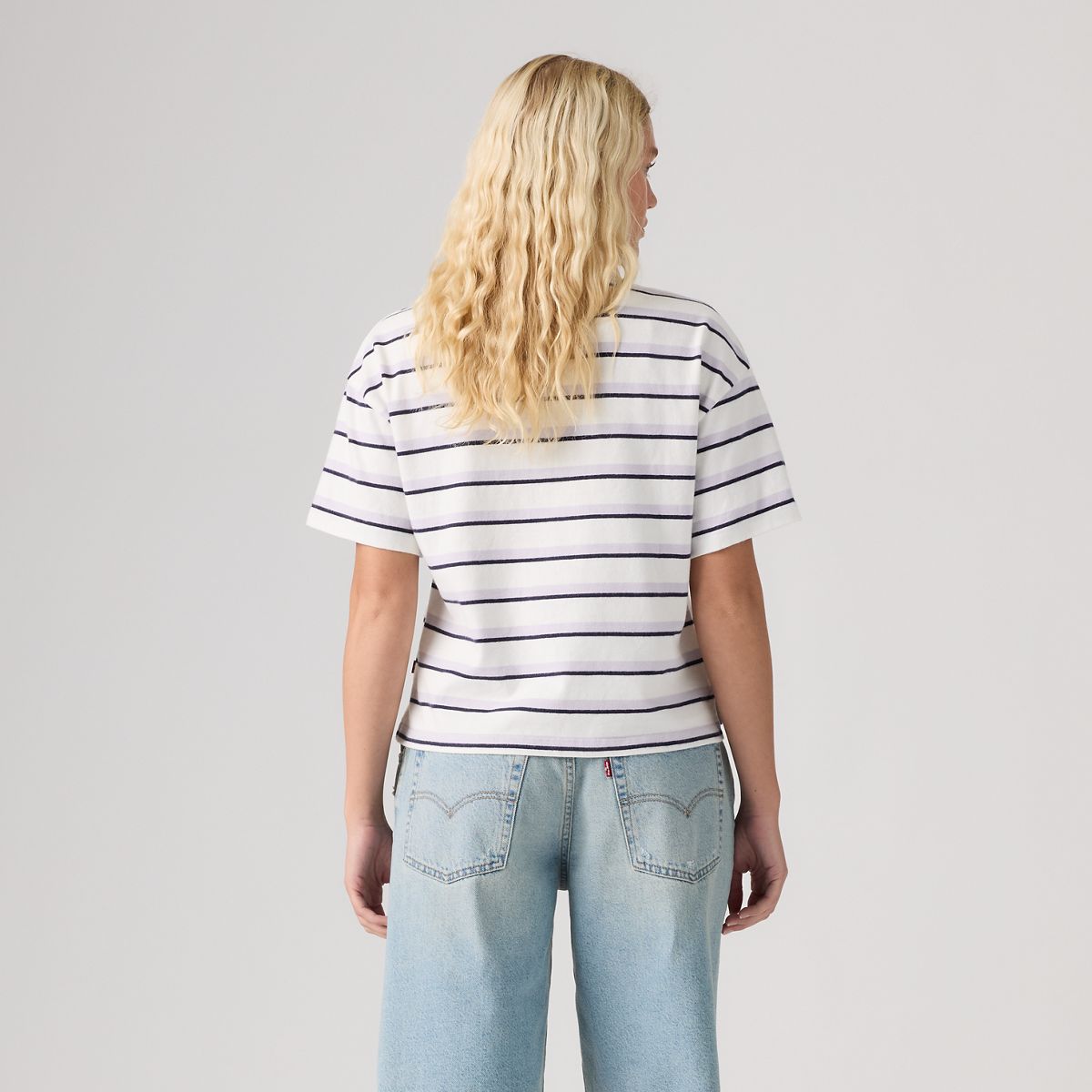 Didion Rugby Polo — Pepper Stripe Lavender Blue - Multi-Color