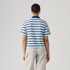 Didion Rugby Polo — Pepper Stripe Angel Falls - Multi-Color 4