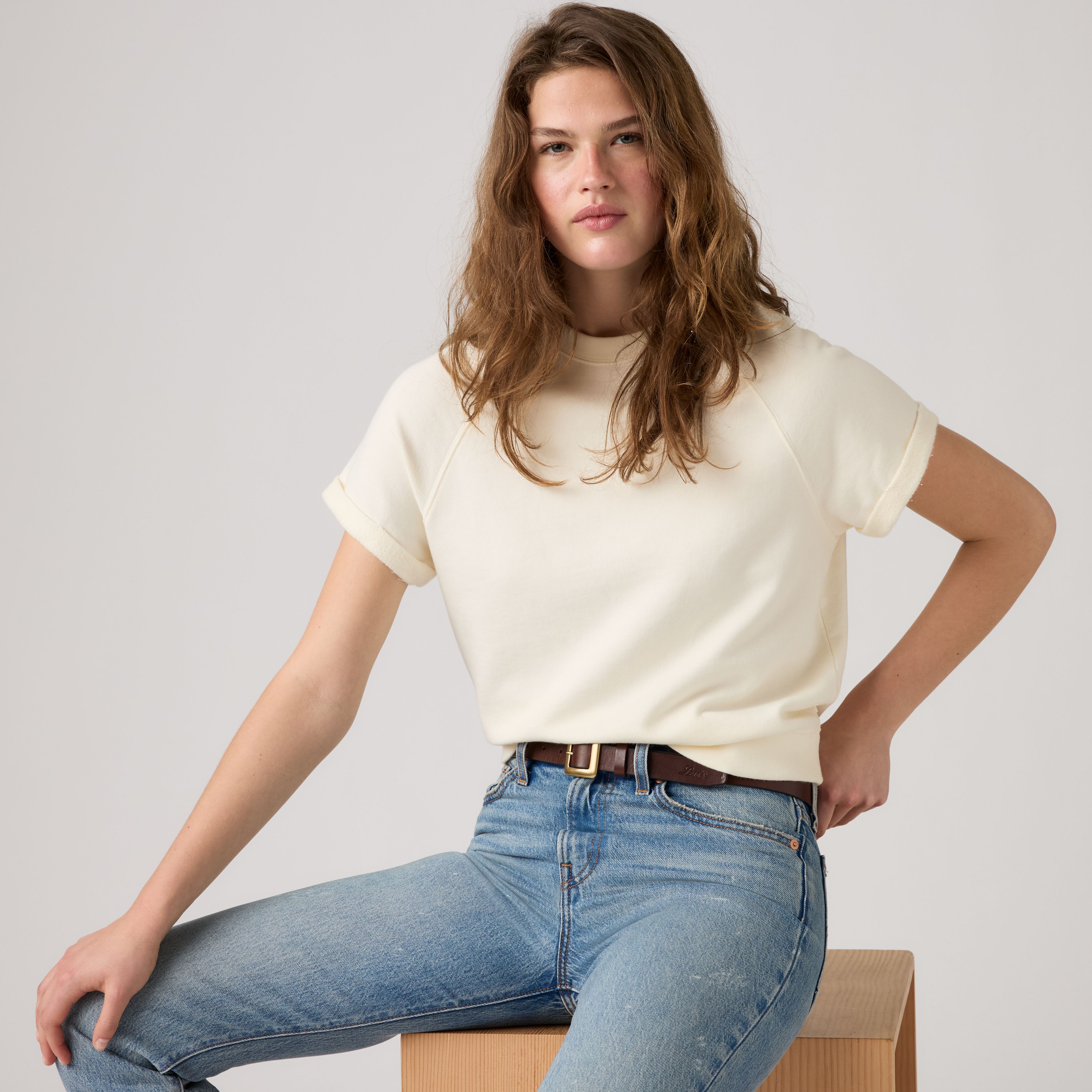 Marina Rolled Cuff Sweatshirt 1