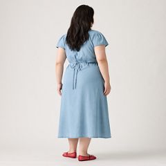 Lilith Midi Dress (Plus Size) — Hey Good Lookin - Medium Wash 3