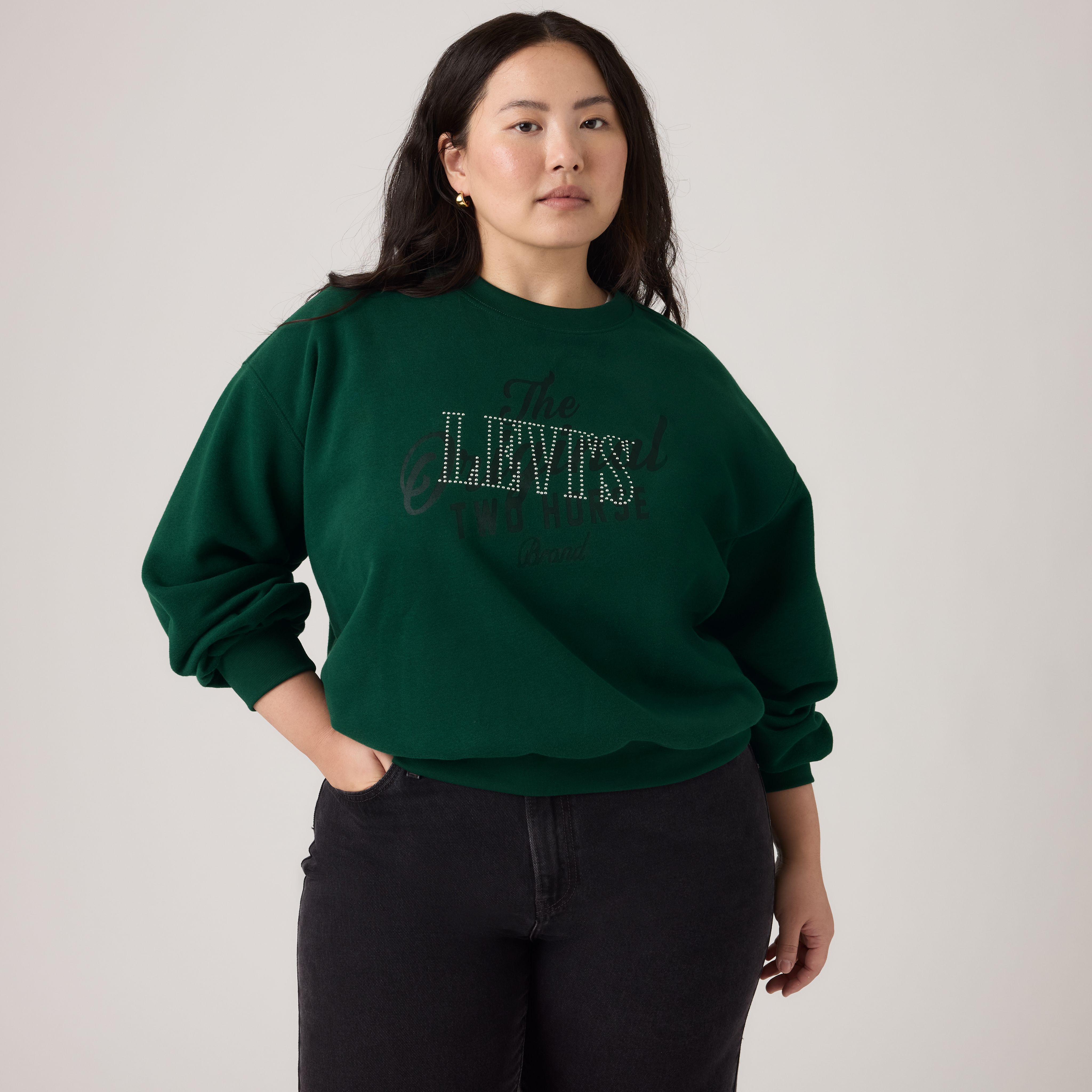 Everyday Crewneck Sweatshirt (plus Size) - Green | Levi's® US