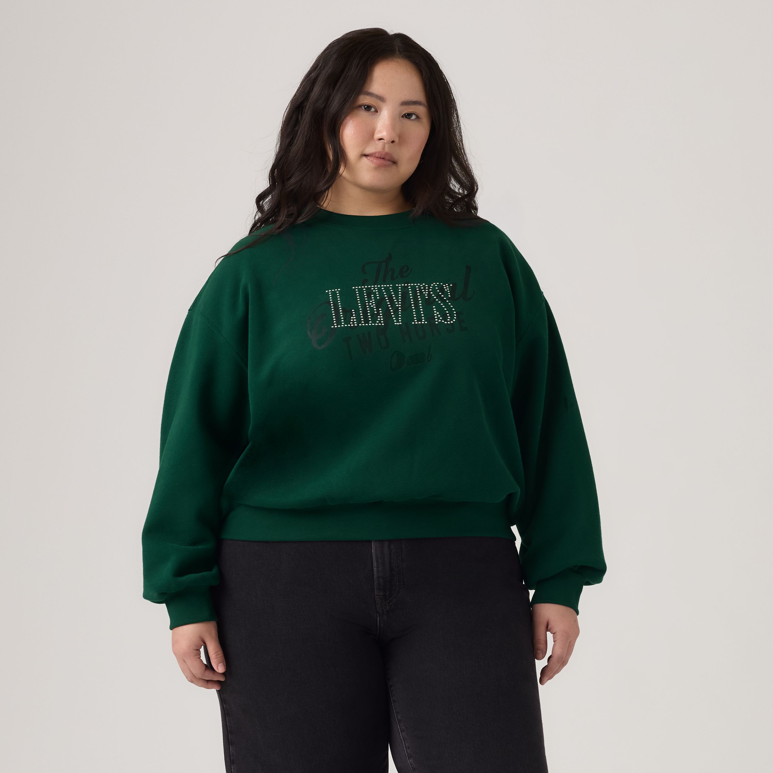 Everyday Crewneck Sweatshirt (plus Size) - Green | Levi's® US