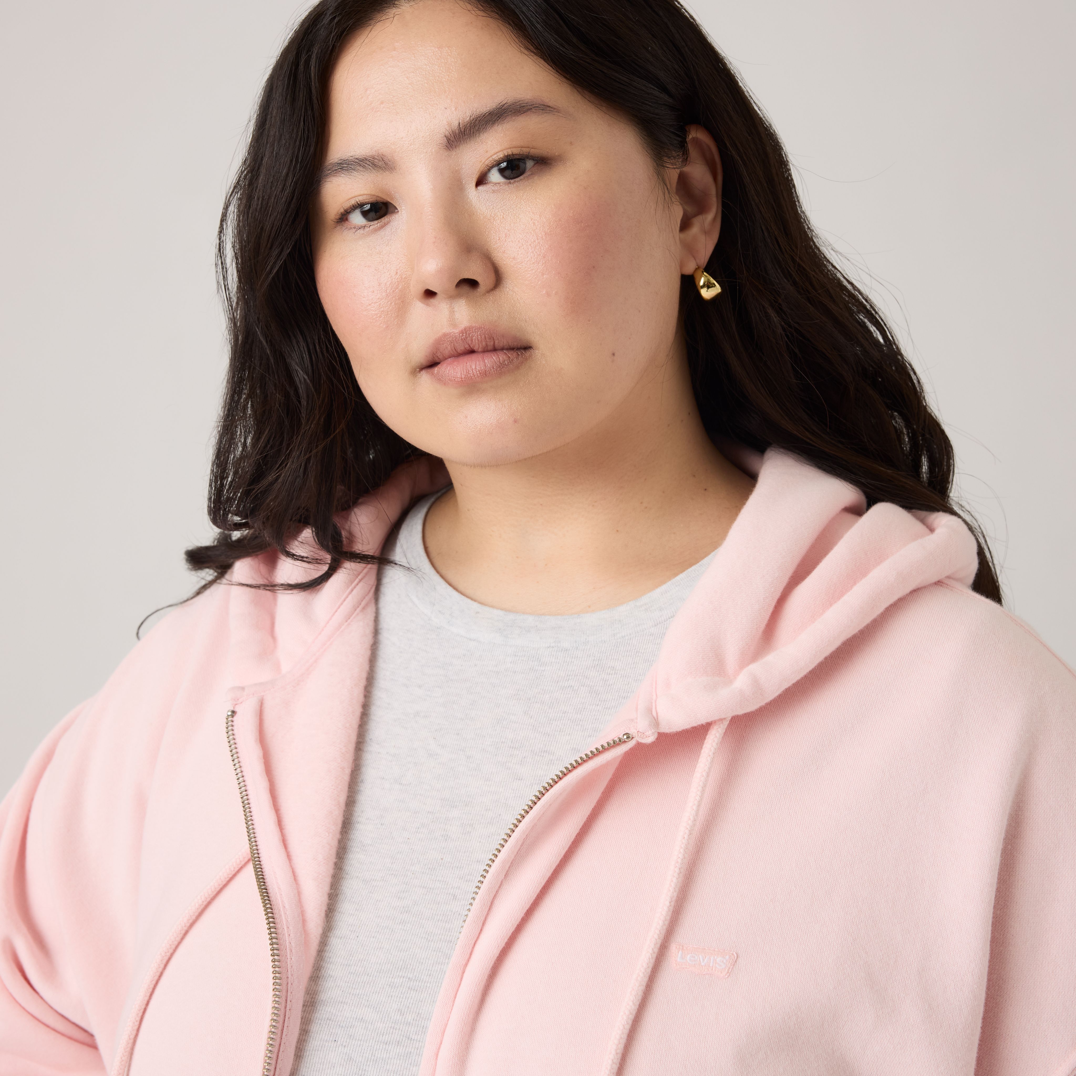 Женское худи Levi's Everyday Full-Zip (Plus Size) — фото 2