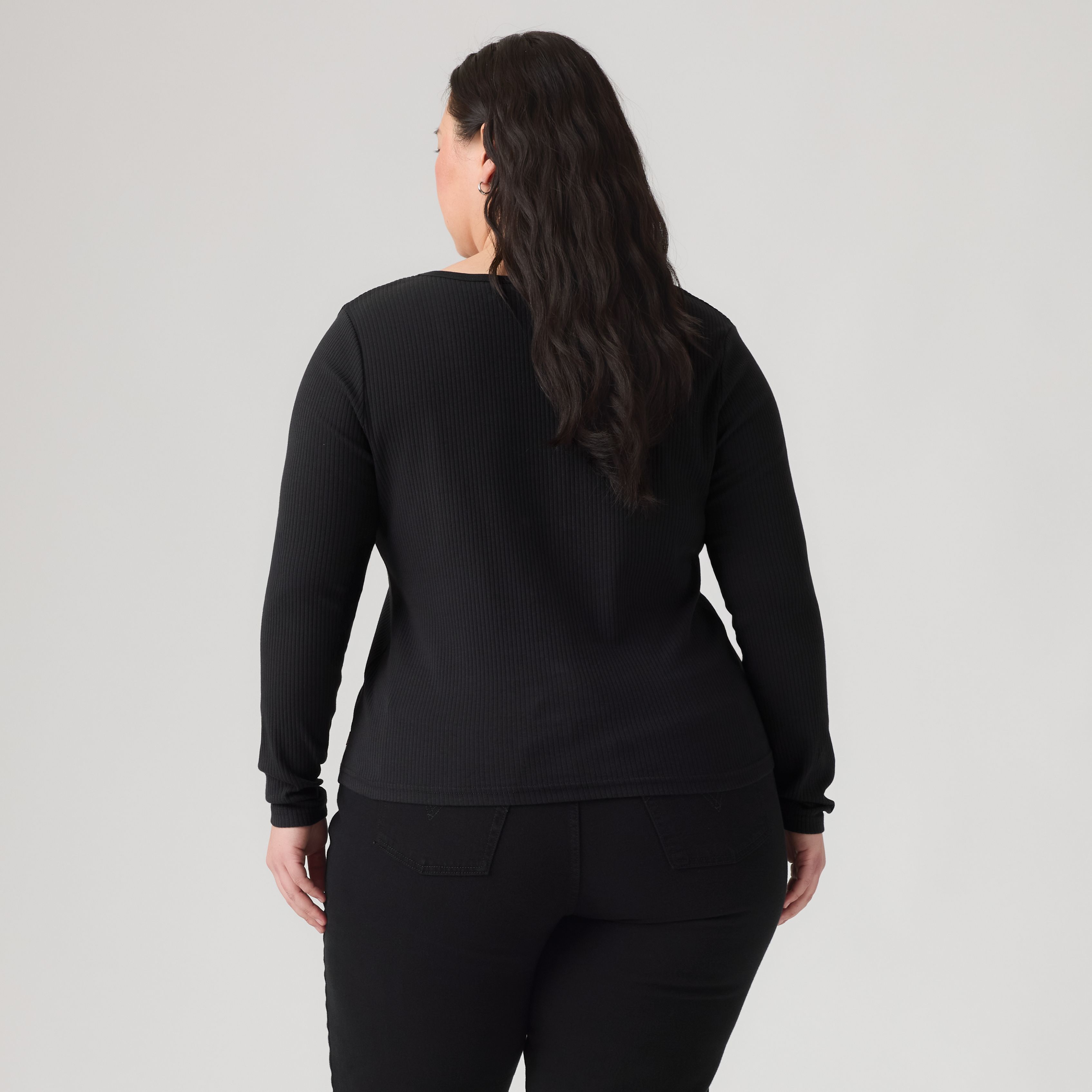 Austen Button-Up Long-Sleeve Top (Plus Size) 4