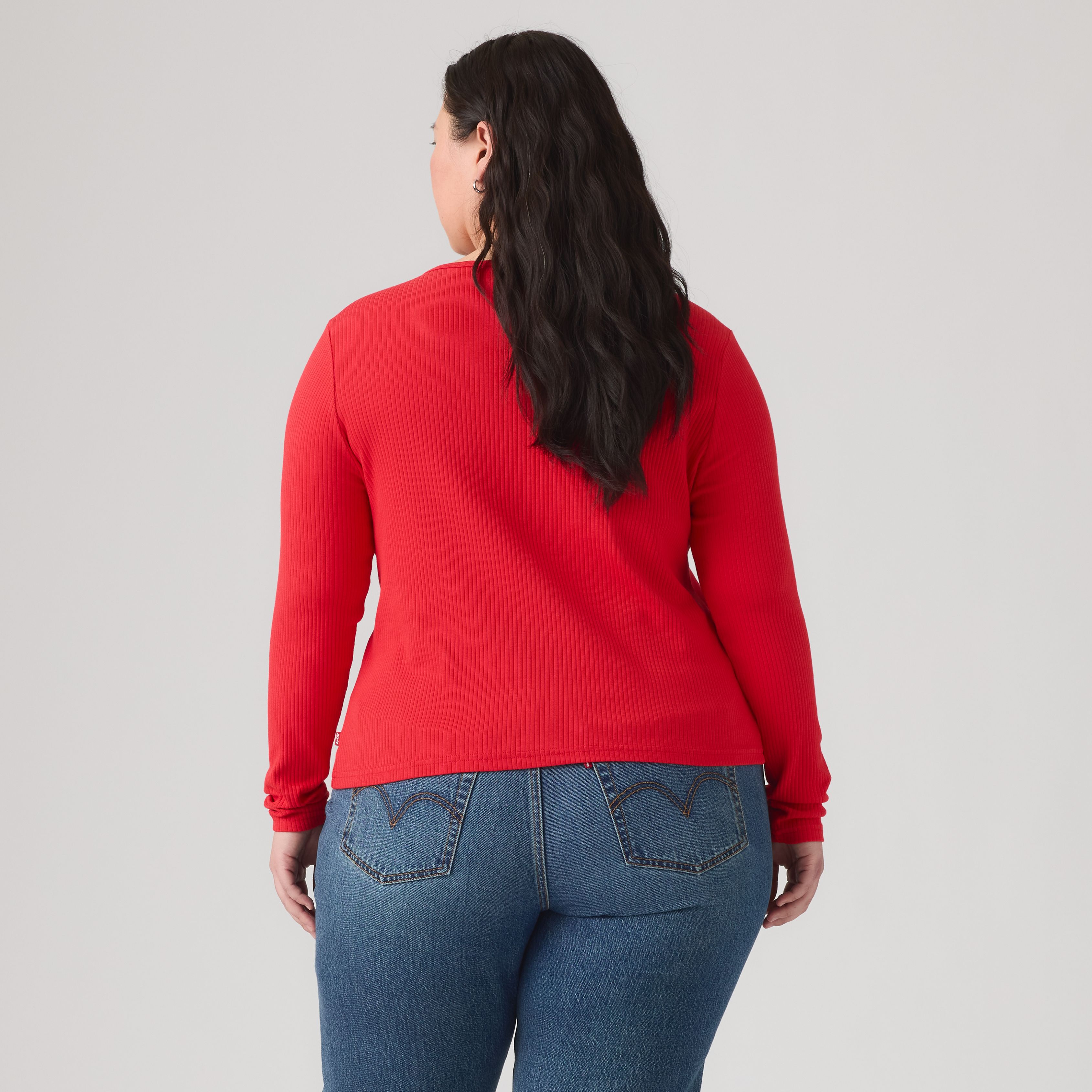 Austen Button-Up Long-Sleeve Top (Plus Size) 4
