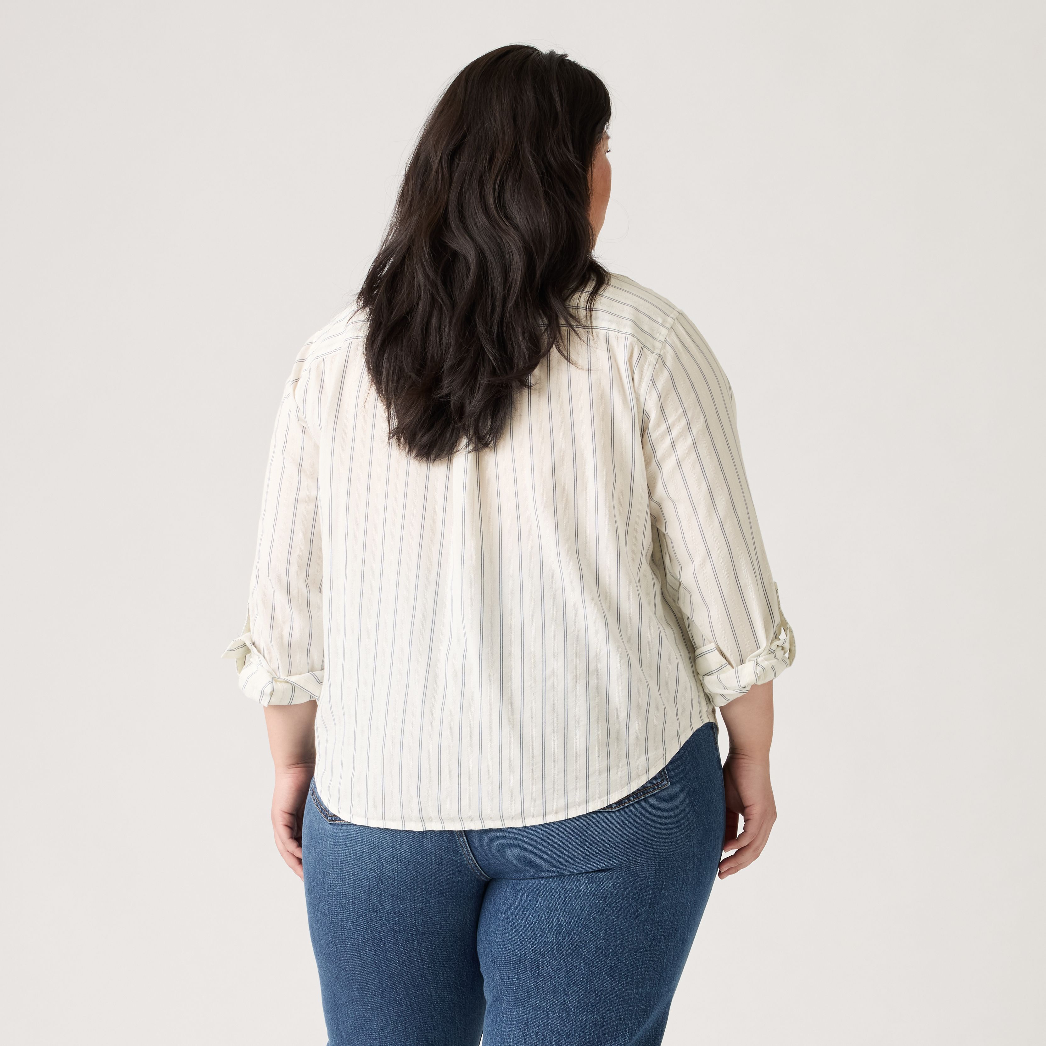 Женская рубашка Levi's Aspen Utility Long-Sleeve Shirt (Plus Size) — фото 4