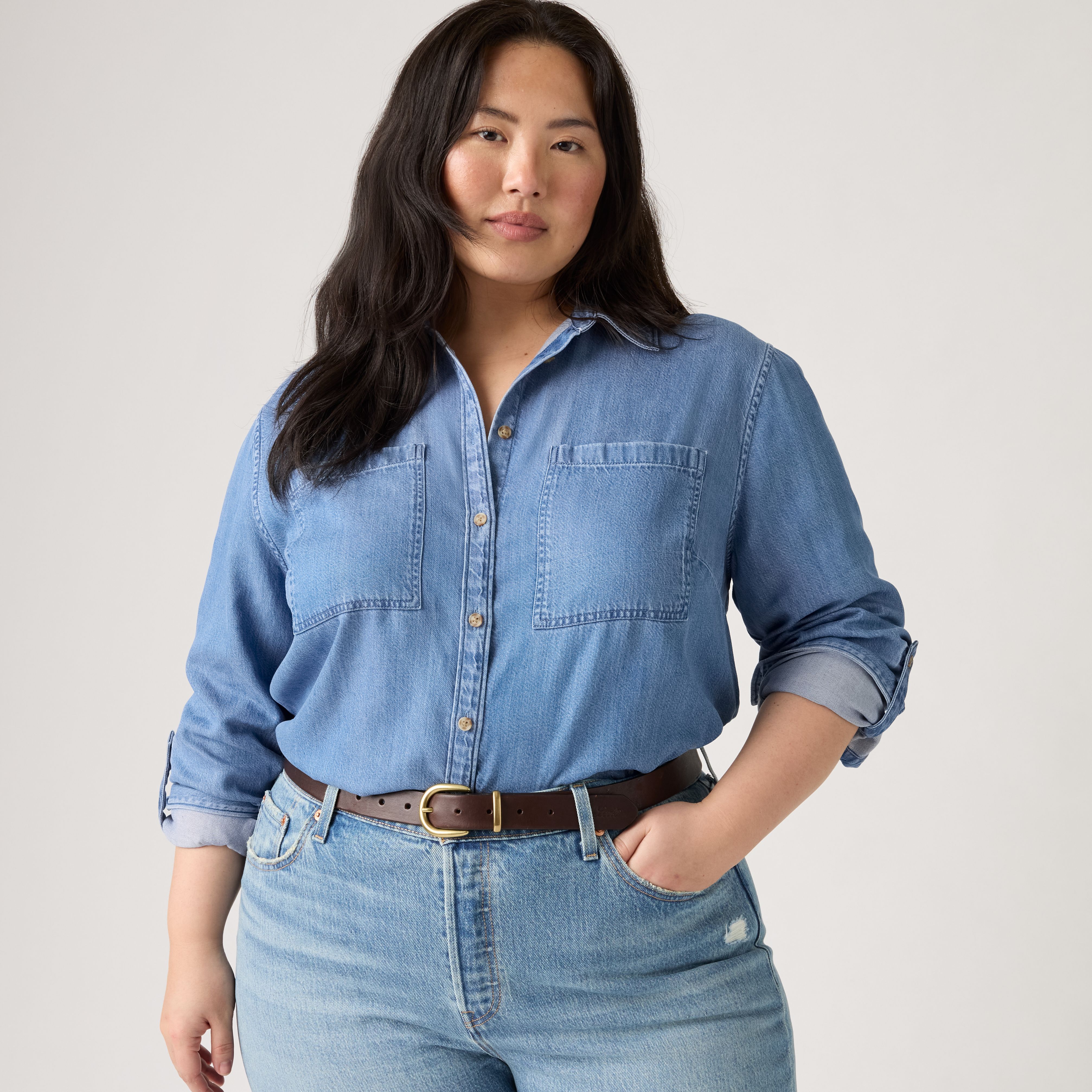 Aspen Utility Long-Sleeve Shirt (Plus Size) 1