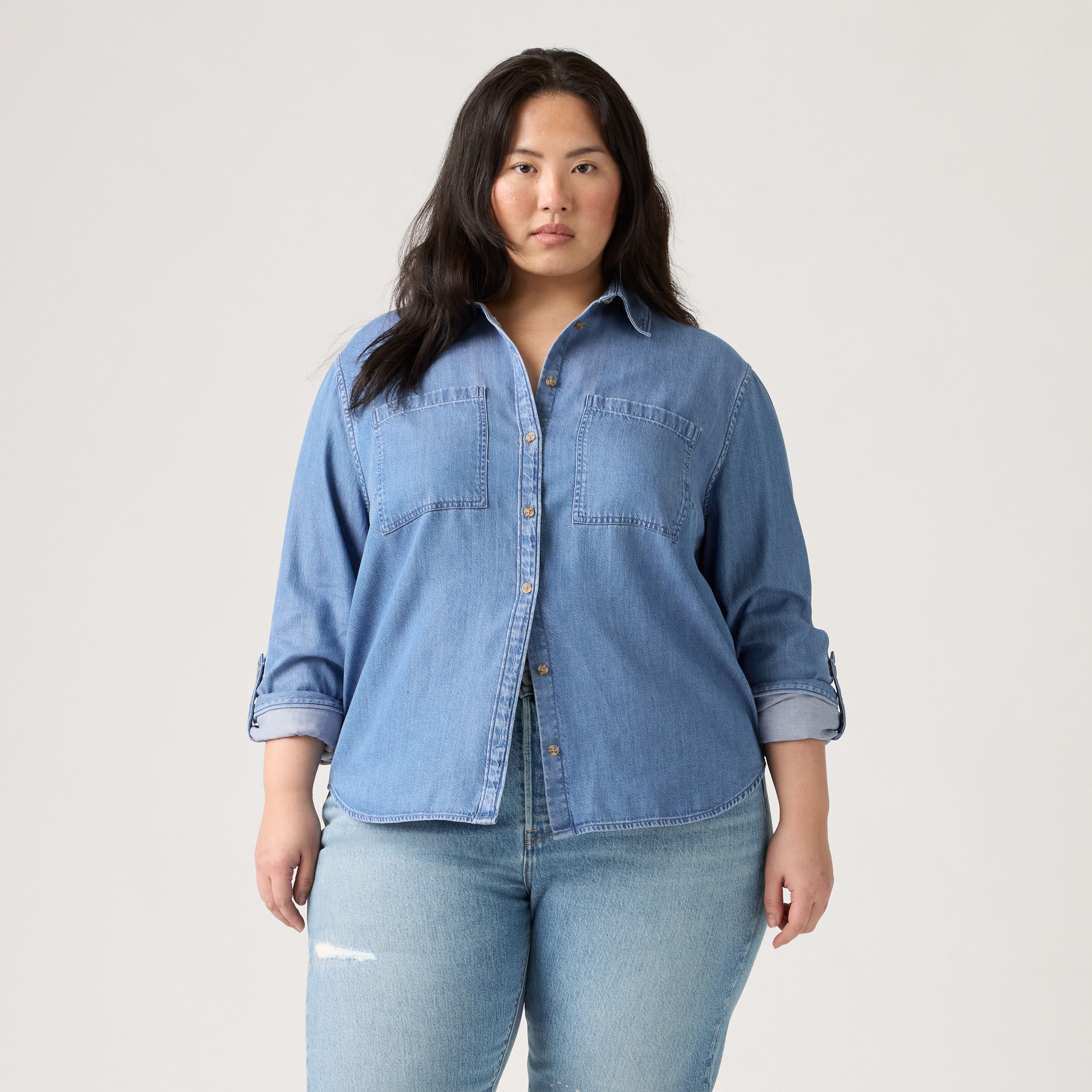 Aspen Utility Long-Sleeve Shirt (Plus Size) 3