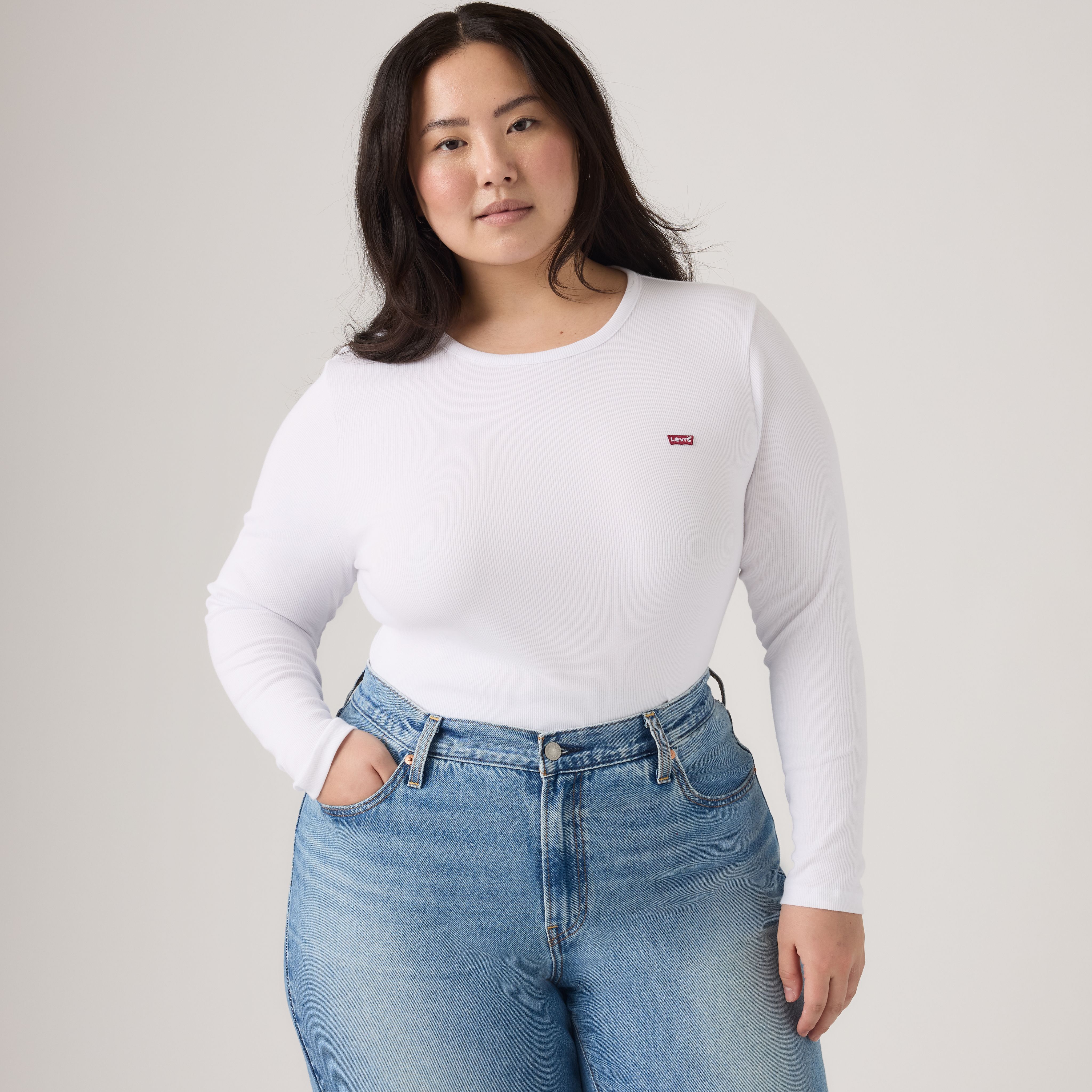 Hayes Long-Sleeve Tee (Plus Size) 1