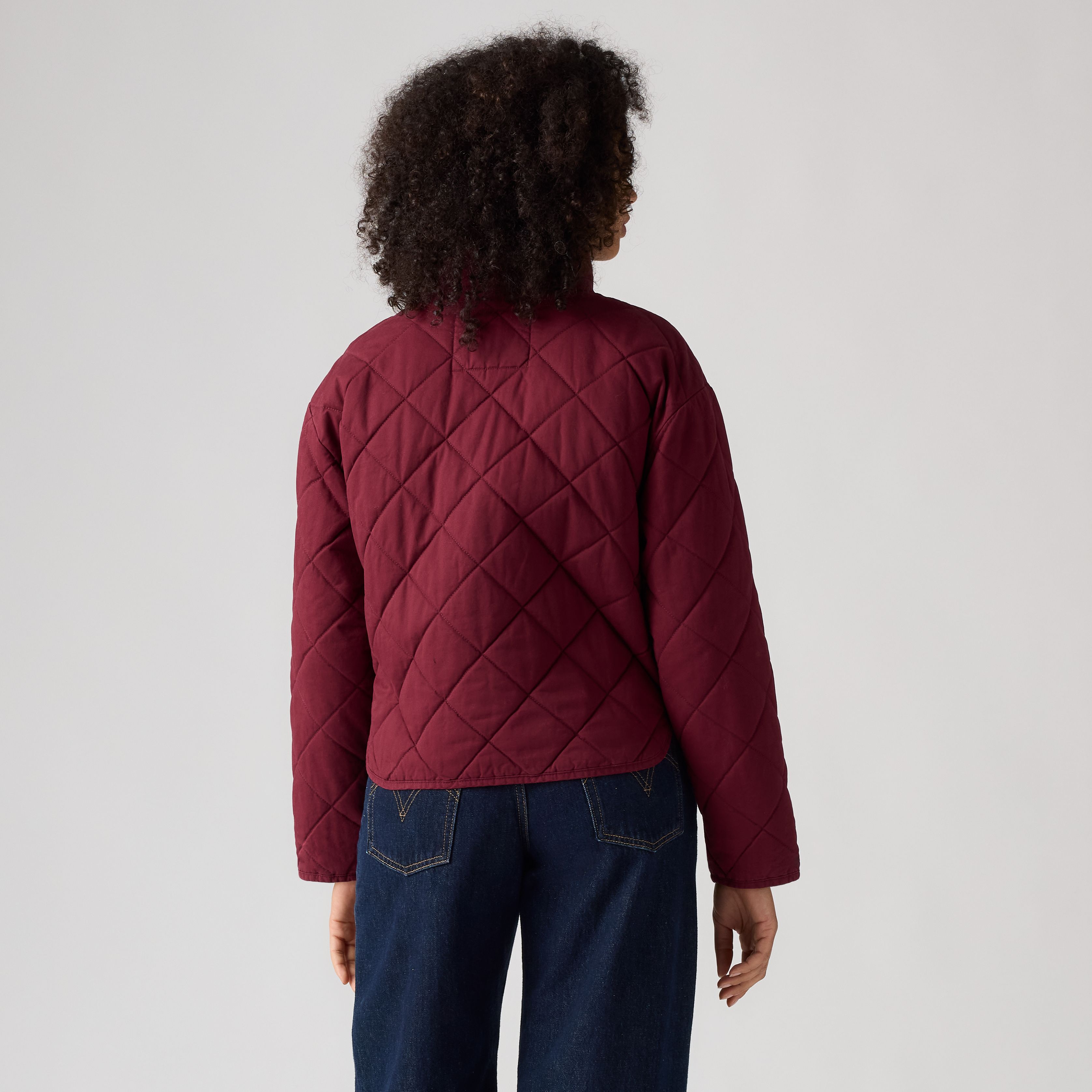 Diamond Quilted Cotton Jacket 4