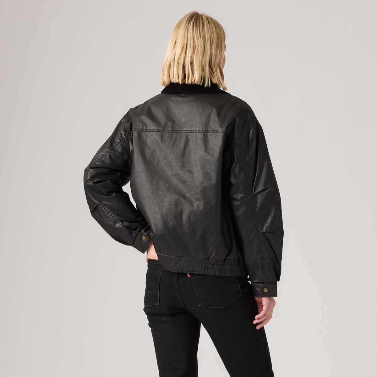 Waxed Cotton Dad Bomber — 