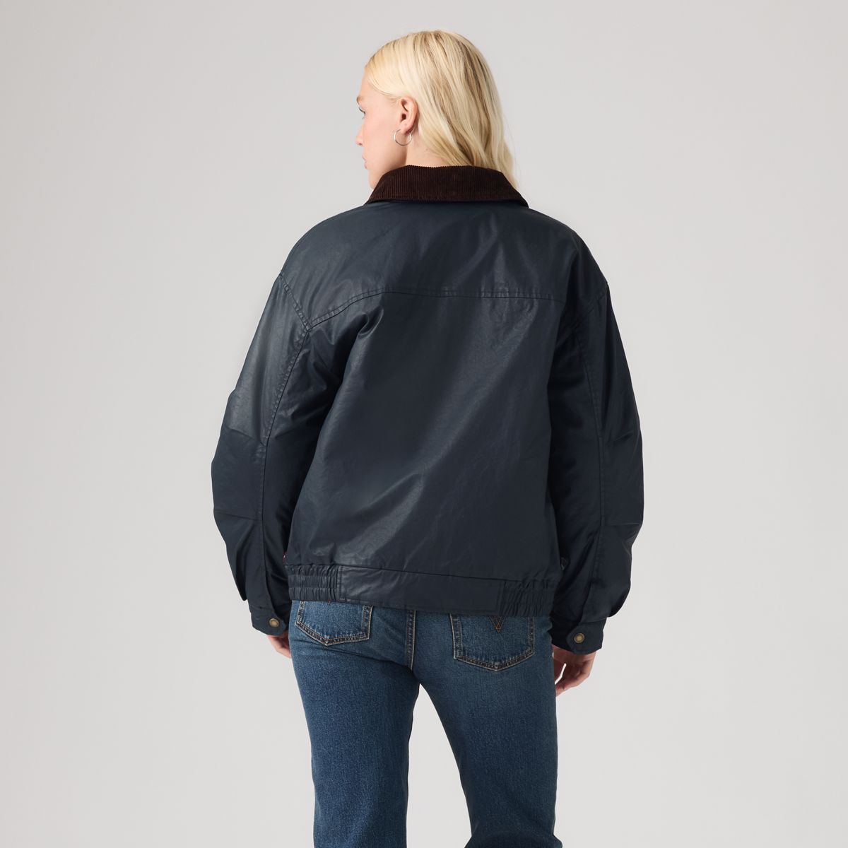 Waxed Cotton Dad Bomber — 