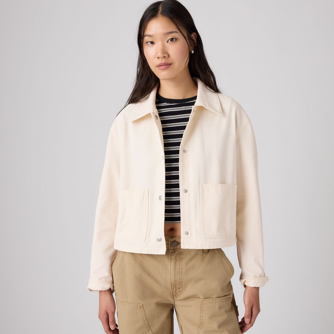 Levi's Cropped Chore Coat - Women's XS