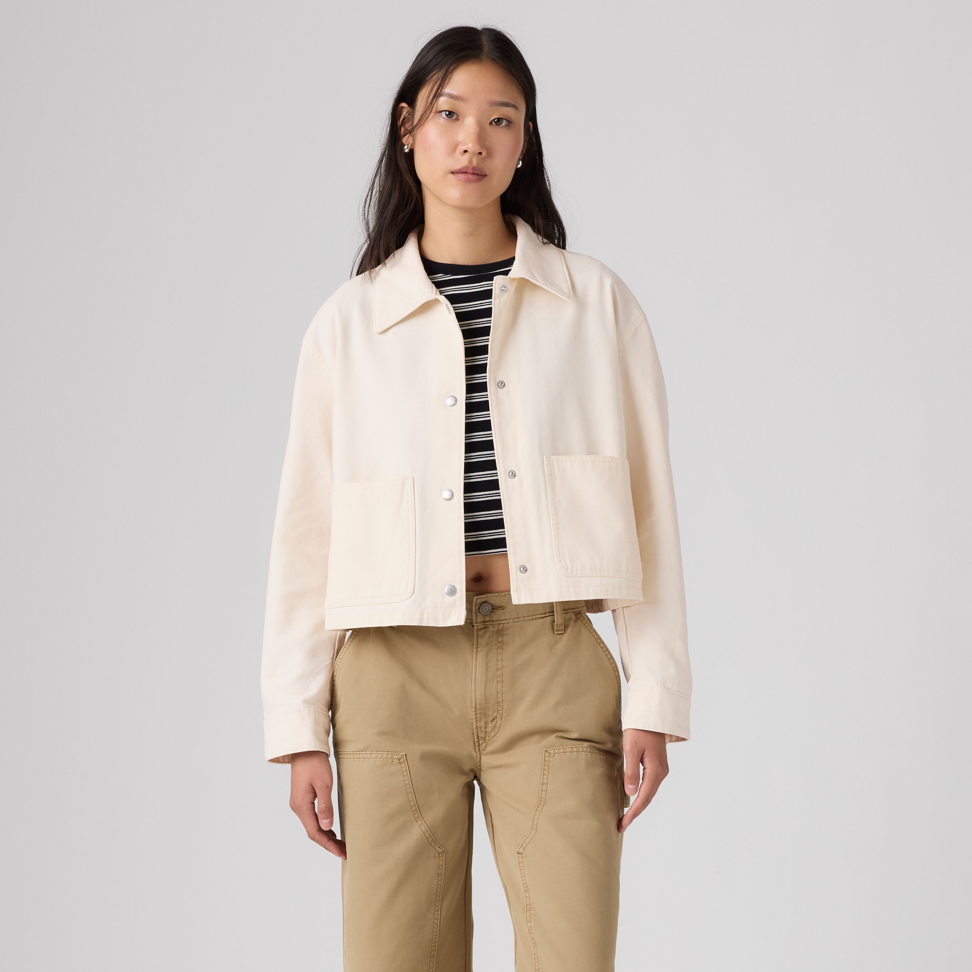Cropped Chore Coat 3