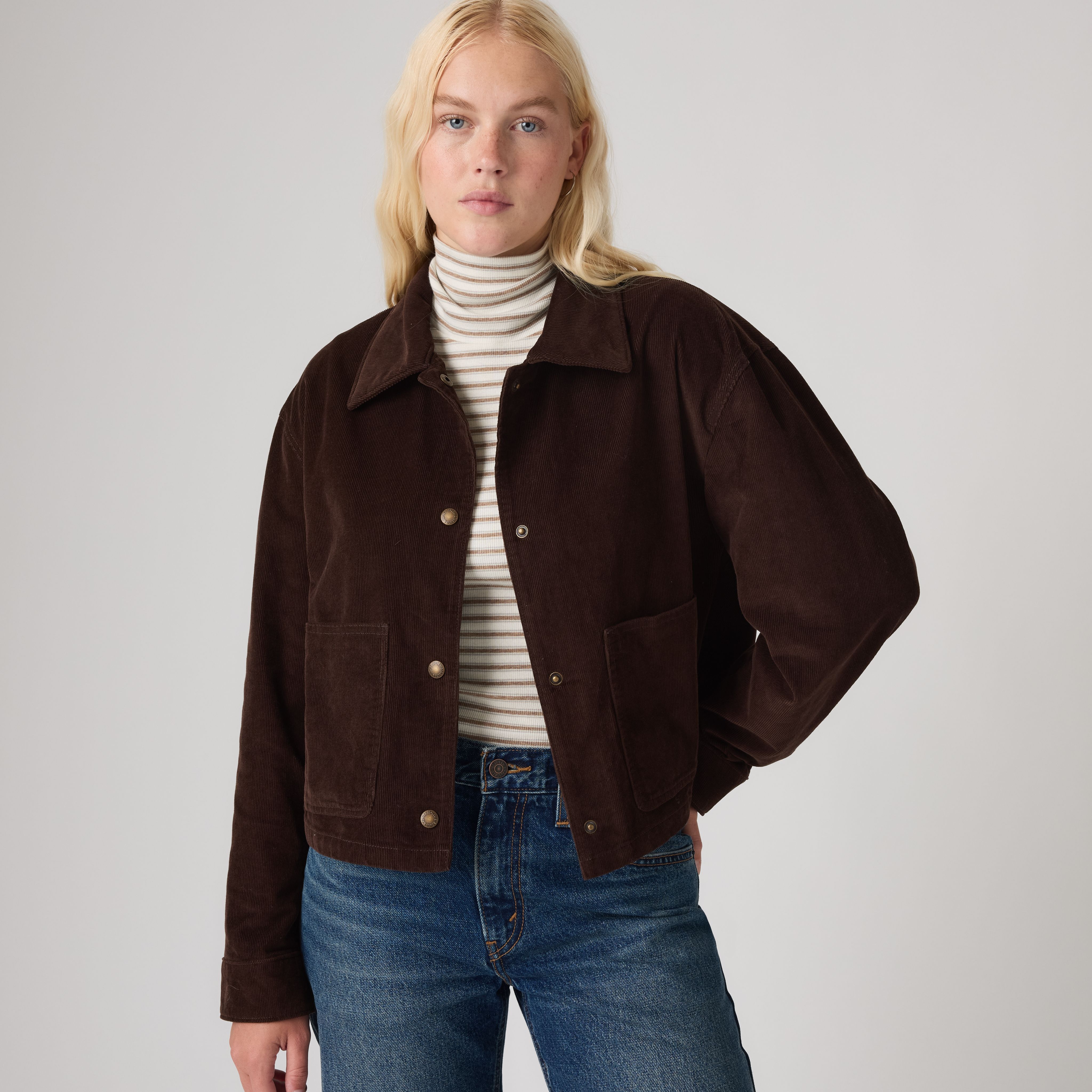Cropped Chore Coat 1