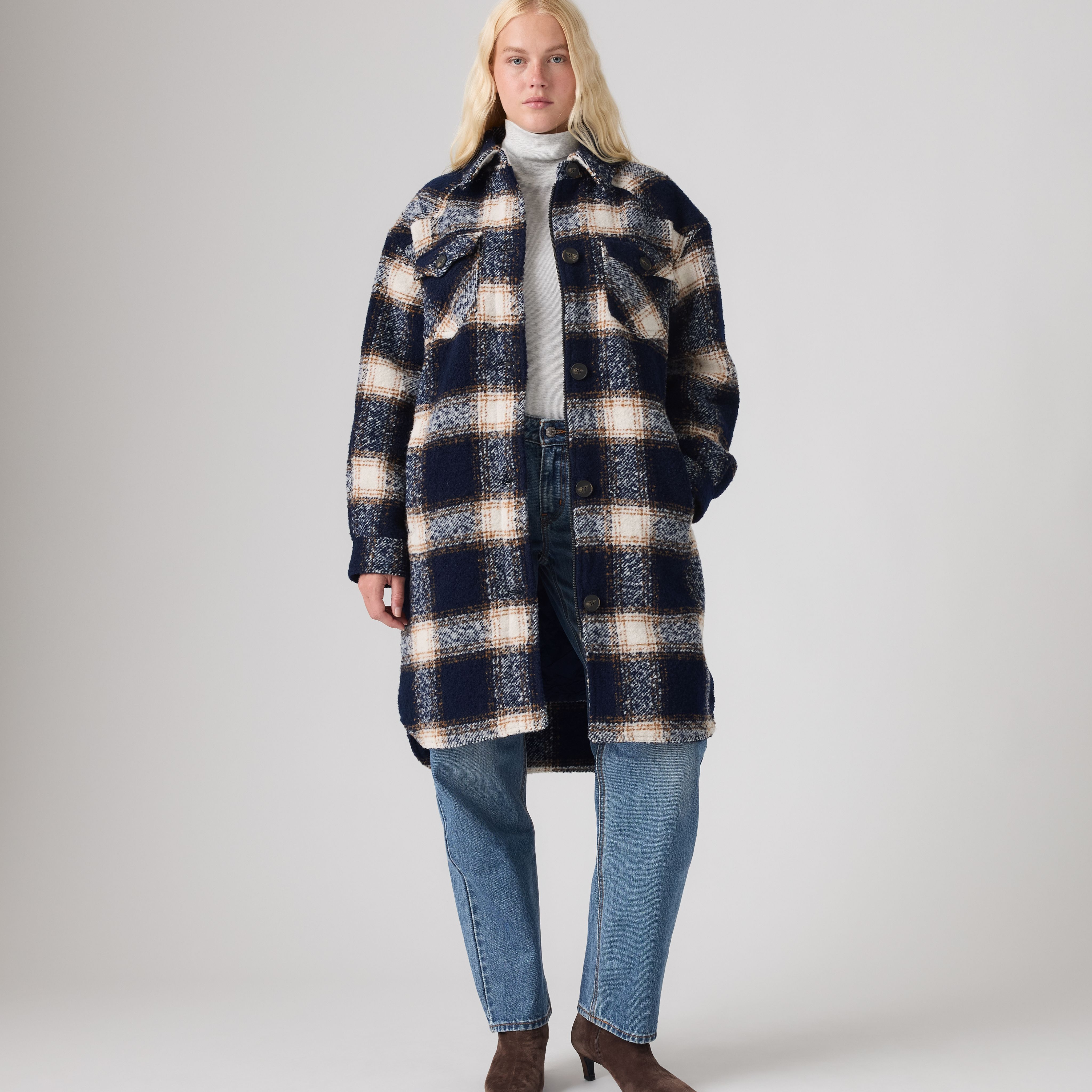 Женские куртки Levi's Western Long Shacket
