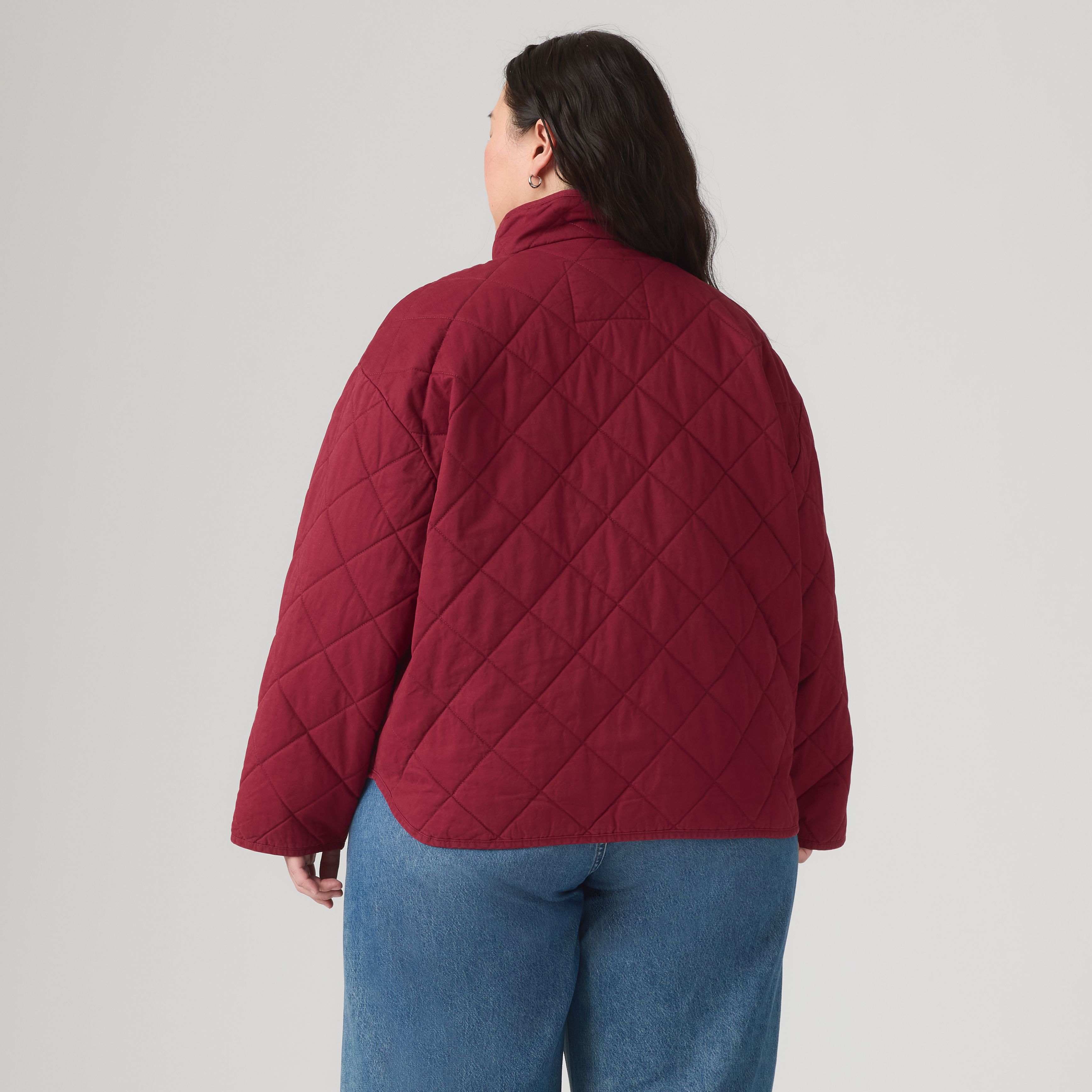 Diamond Quilted Cotton Jacket 4