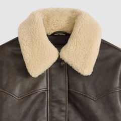 Short Western Bomber Jacket — Brown - Brown 6