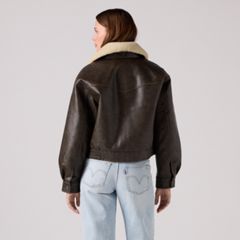 Short Western Bomber Jacket — Brown - Brown 4
