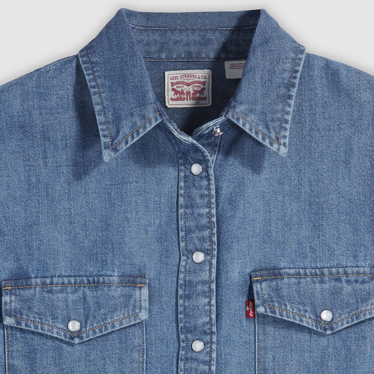 Iconic Western Denim Shirt — Going Steady - Medium Wash