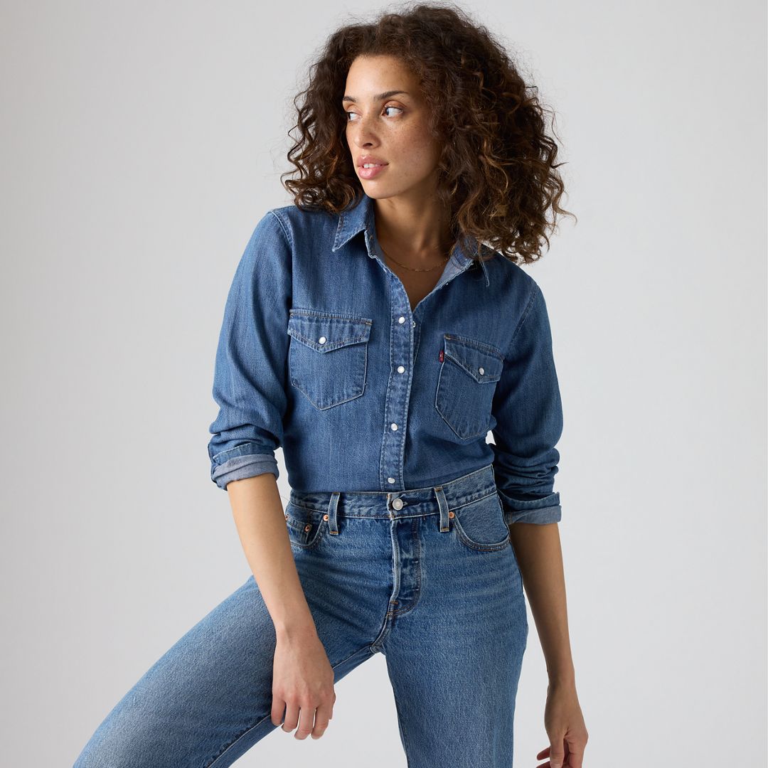 Levi's Iconic Western Denim Shirt - Women's