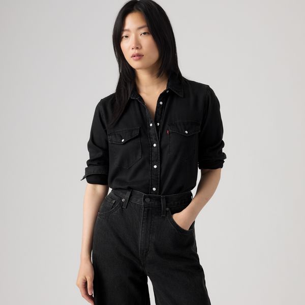 Iconic Western Denim Shirt — Dark Ages