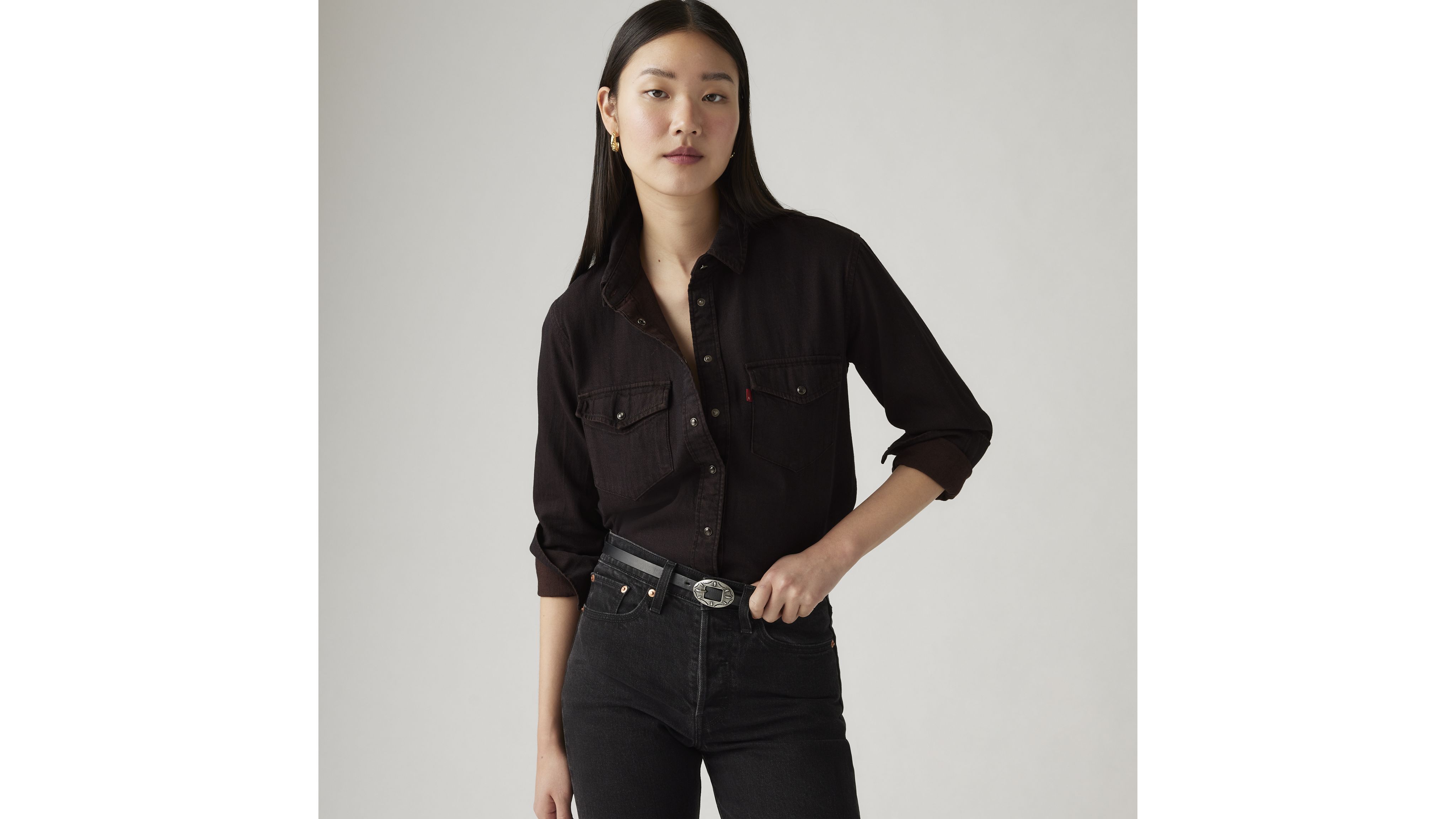 Iconic Western Denim Shirt 1