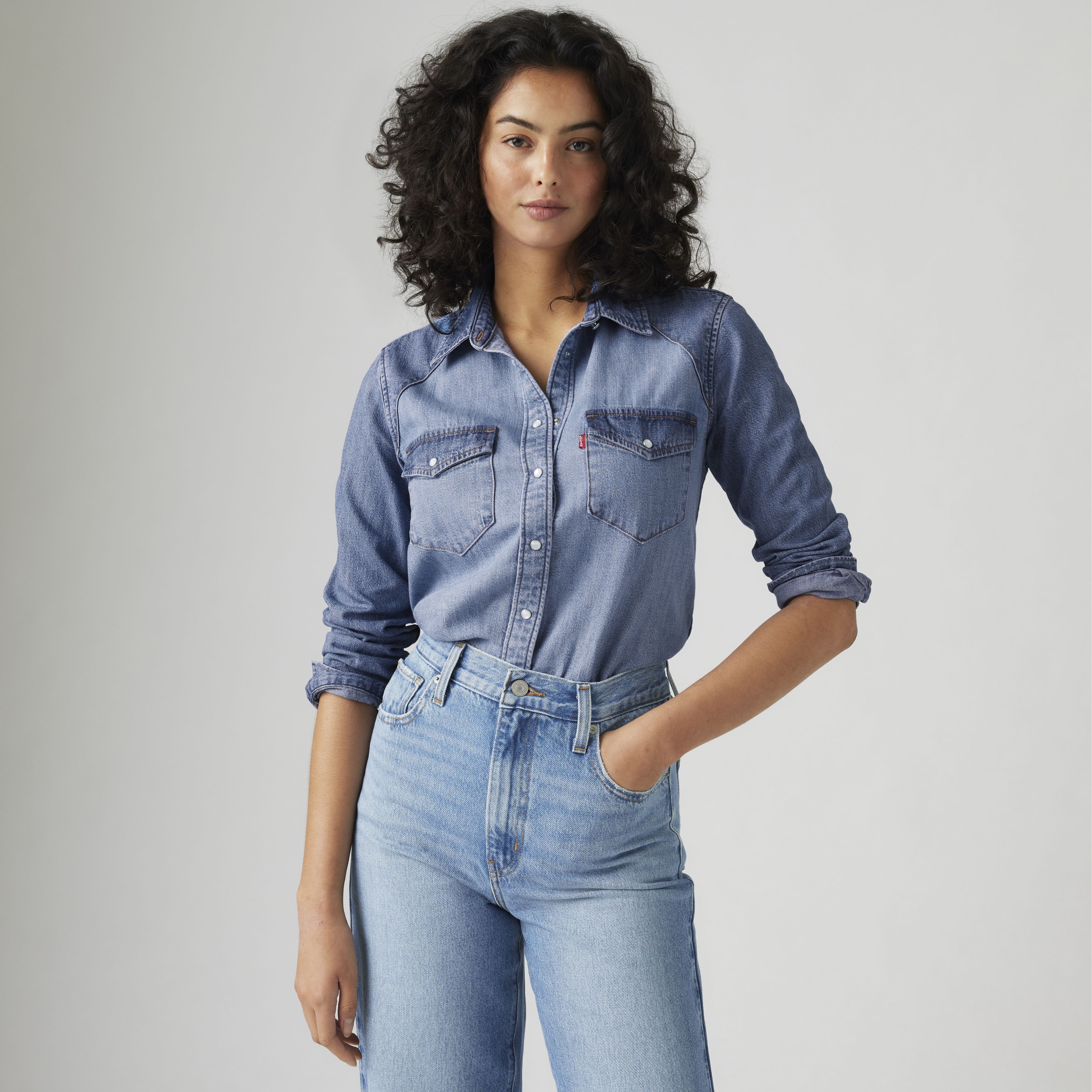 Iconic Western Denim Shirt 1