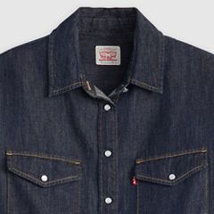 Iconic Western Linen+ Denim Shirt — Today's News - Blue 6