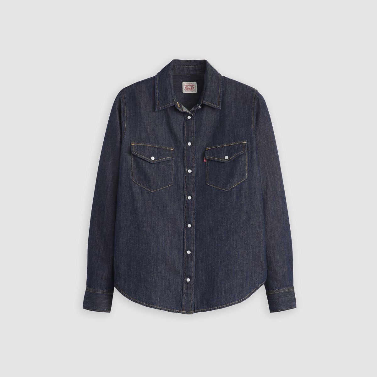 Iconic Western Linen+ Denim Shirt — Today's News - Blue
