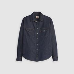 Iconic Western Linen+ Denim Shirt — Today's News - Blue 5