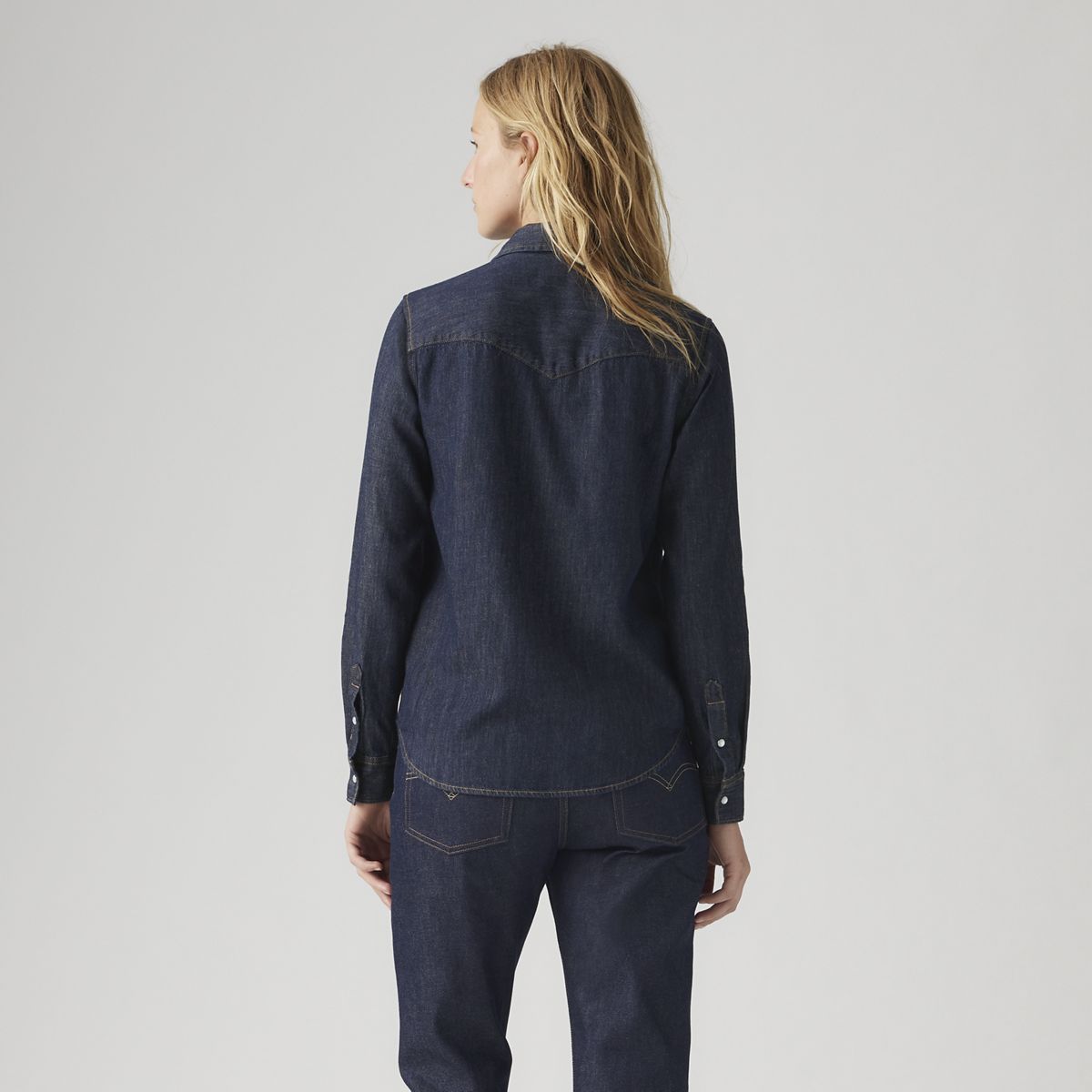 Iconic Western Linen+ Denim Shirt — Today's News - Blue