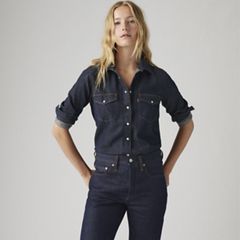 Iconic Western Linen+ Denim Shirt — Today's News - Blue 1