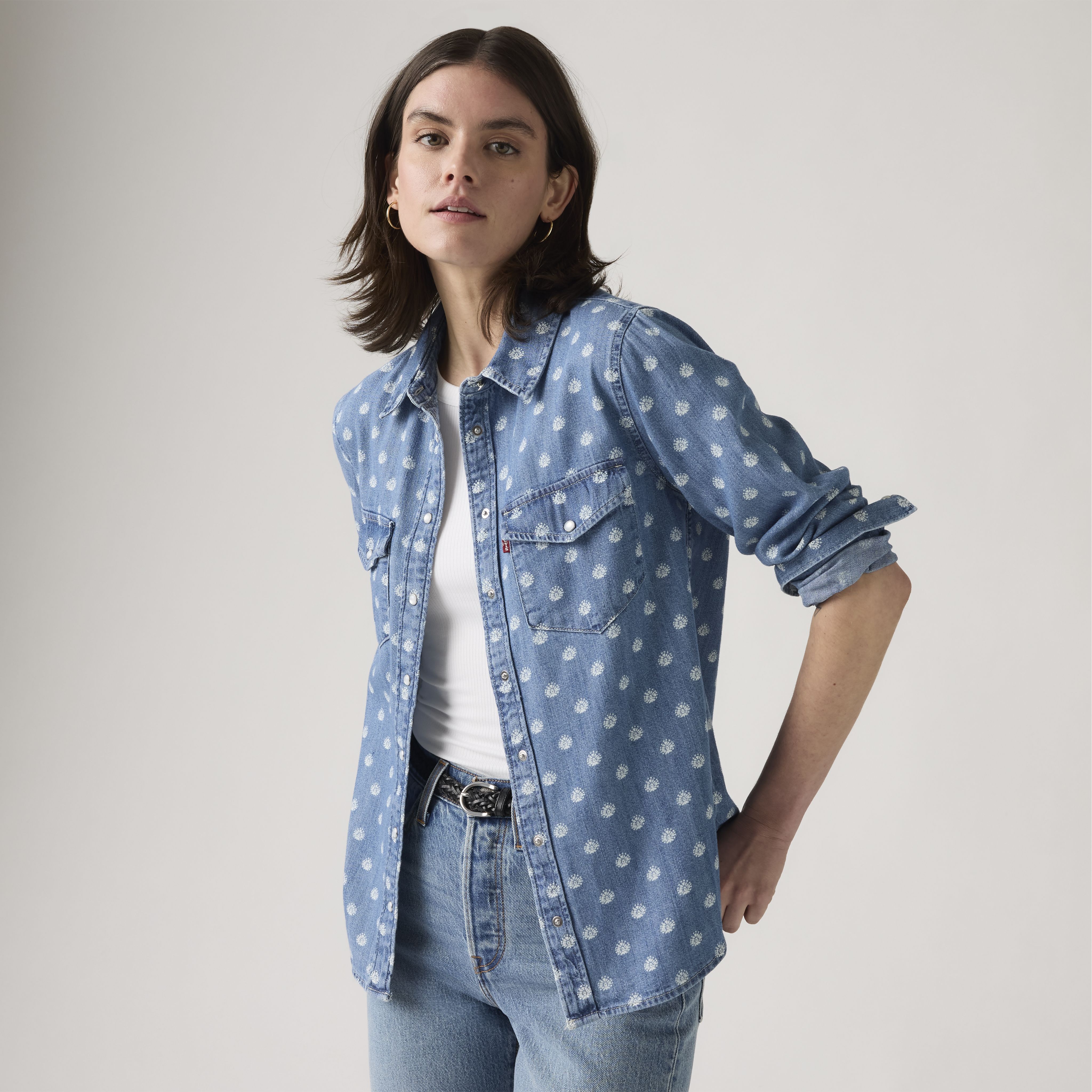 Block Print Iconic Western Shirt 1