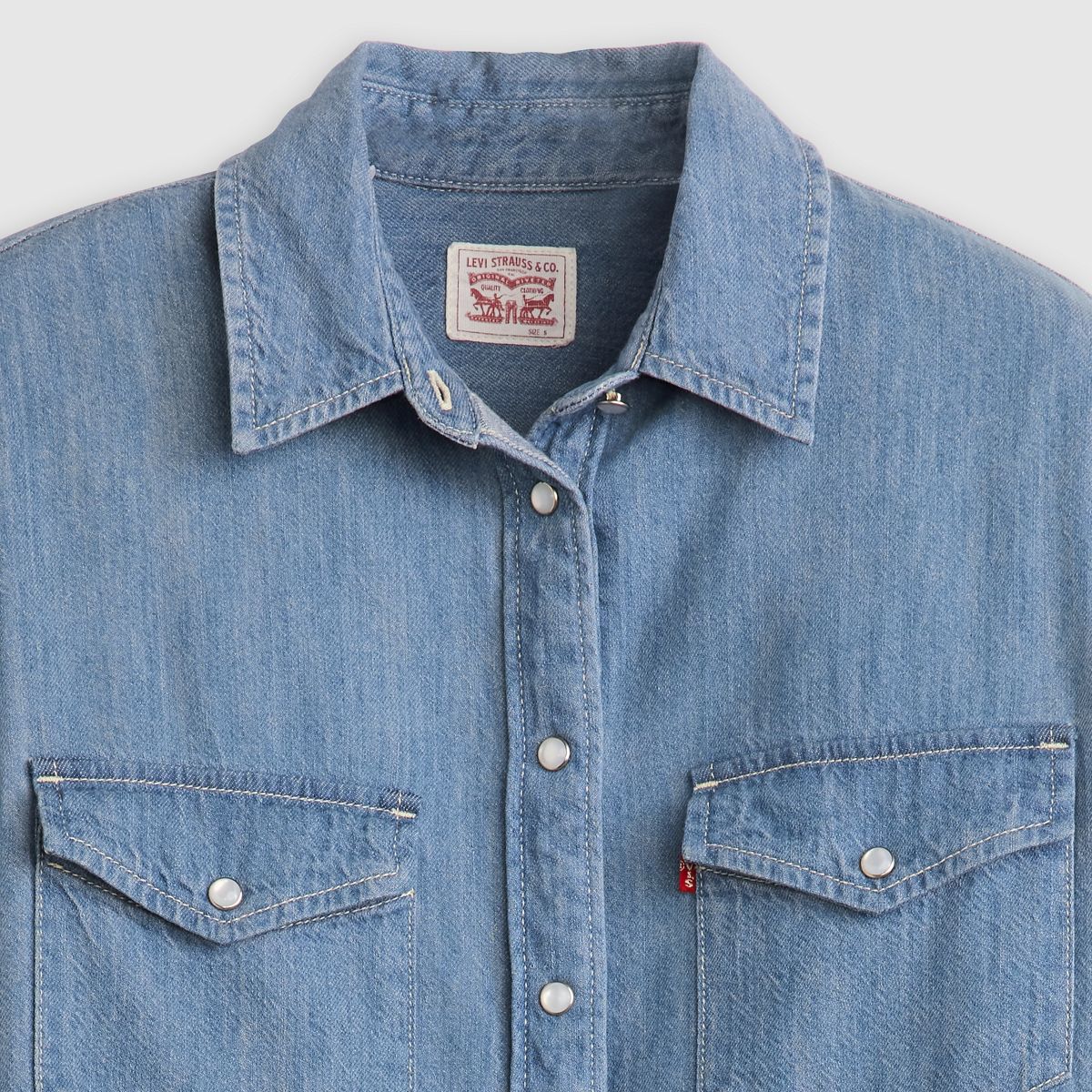 Iconic Western Linen+ Denim Shirt — Play Break - Blue