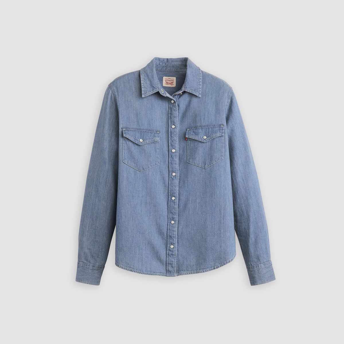 Iconic Western Linen+ Denim Shirt — Play Break - Blue