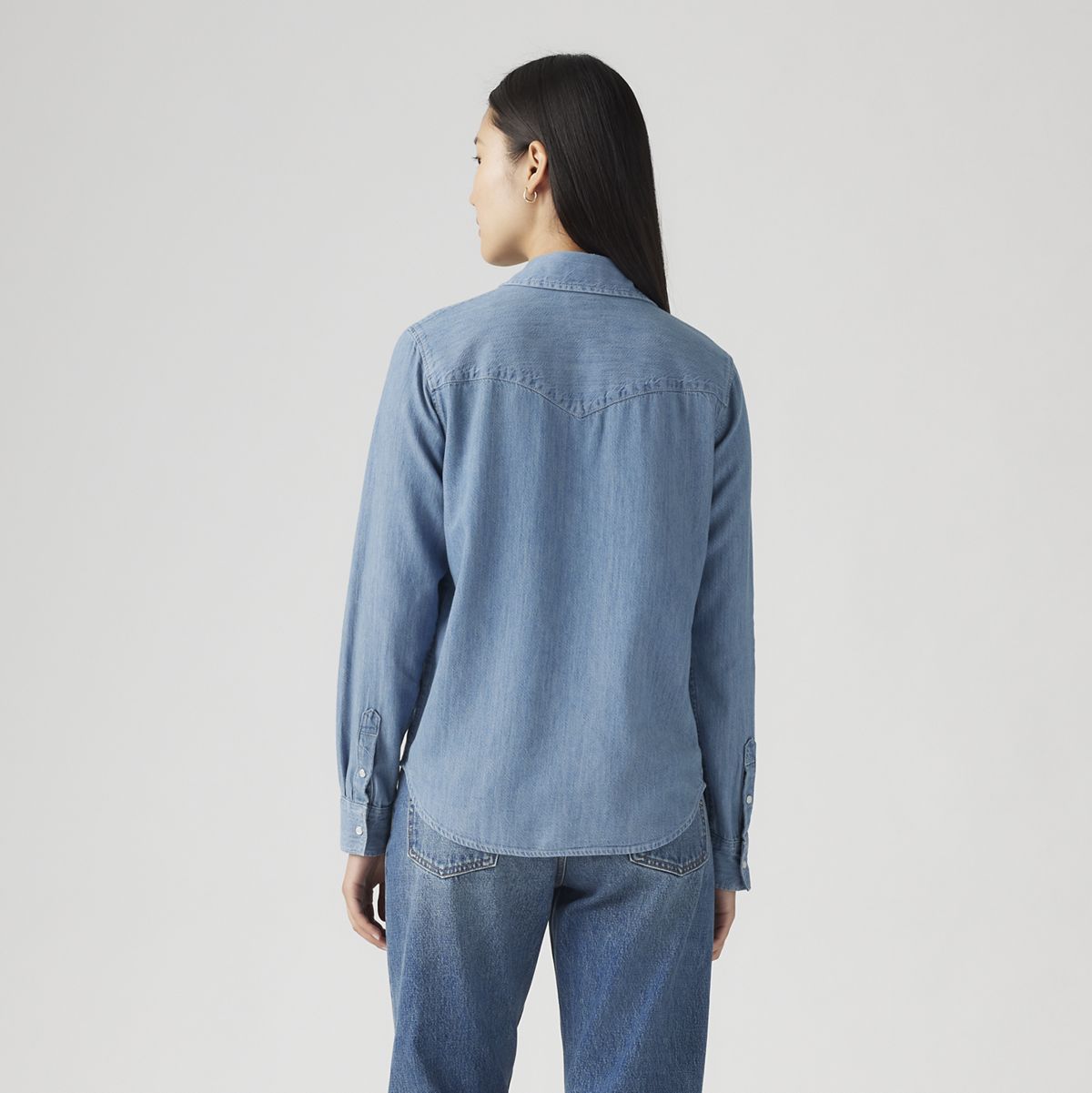 Iconic Western Linen+ Denim Shirt — Play Break - Blue