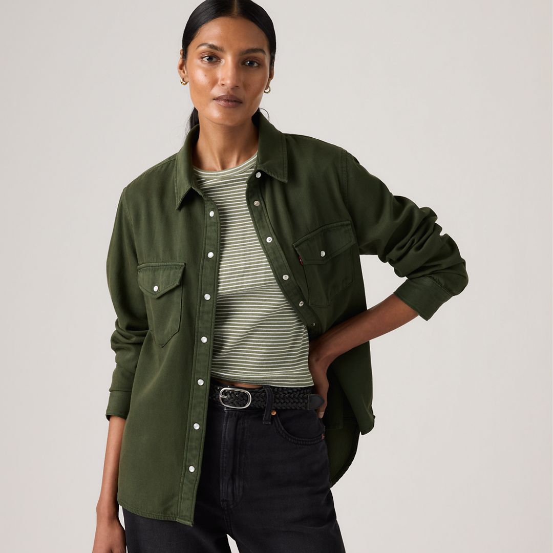 Levi's Iconic Western Shirt Chambray - Women's