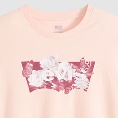 Graphic Perfect T-Shirt — Blurry Flower Field Bw Mangano Calcite - Pink 6