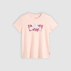 Graphic Perfect T-Shirt — Blurry Flower Field Bw Mangano Calcite - Pink 5