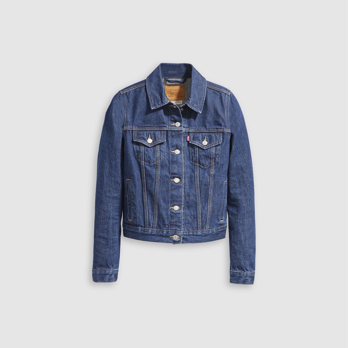 Original Trucker Jacket — Clean Dark Authentic - Dark Wash