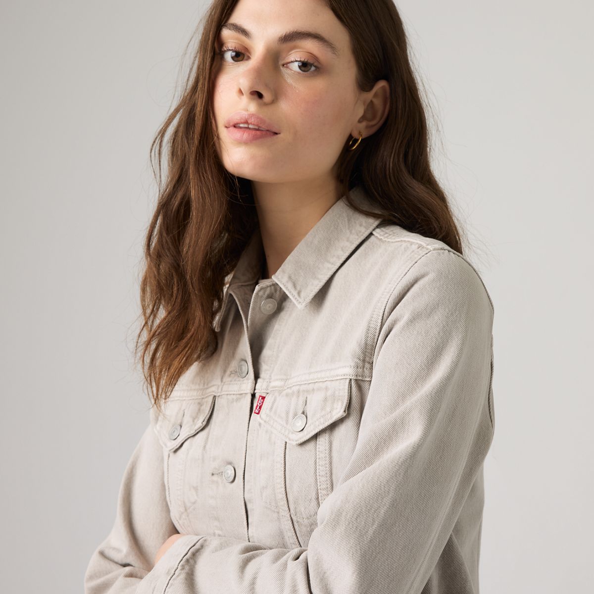 Original Trucker Jacket — Pebbled Path Trucker - Grey