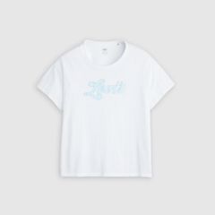 Perfect T-Shirt (Plus Size) — Rhinestone Sporty Levi's Bright White - White 5