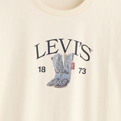 Perfect T-Shirt (Plus Size) — Levi's Denim Boots Egret - White 6