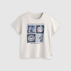 Perfect T-Shirt (Plus Size) — Archival Grid Orbit Heather - Grey 5