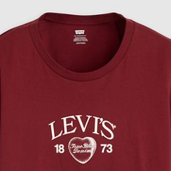 Perfect T-Shirt (Plus Size) — Locket Warm Cabernet - Red 6