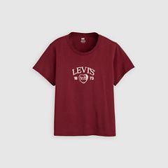 Perfect T-Shirt (Plus Size) — Locket Warm Cabernet - Red 5