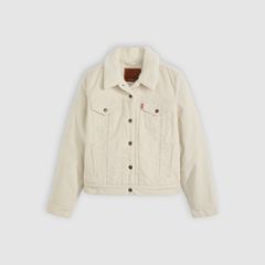 Original Sherpa Trucker Jacket — Egret - White 5