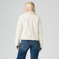 Original Sherpa Trucker Jacket — Egret - White 4
